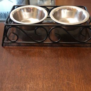 Water holder with bowls